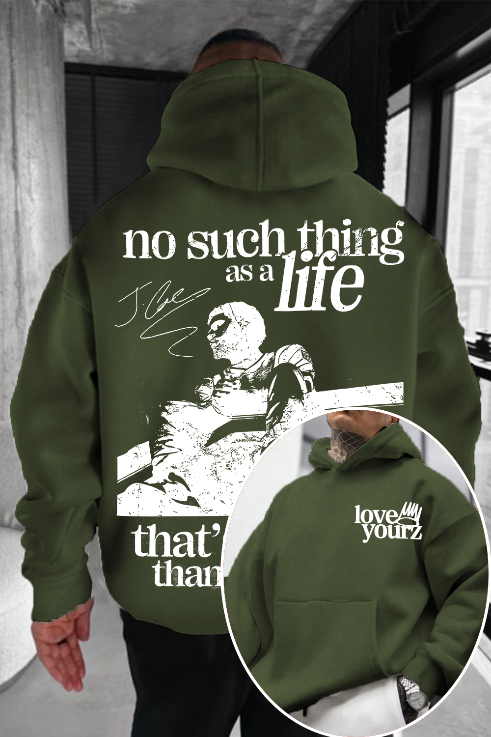 J Cole Hoodie 🔥 Love Yourz Hoodie – No Such Thing As A Life That's Better Than Yourz Vintage Hip Hop Hoodie