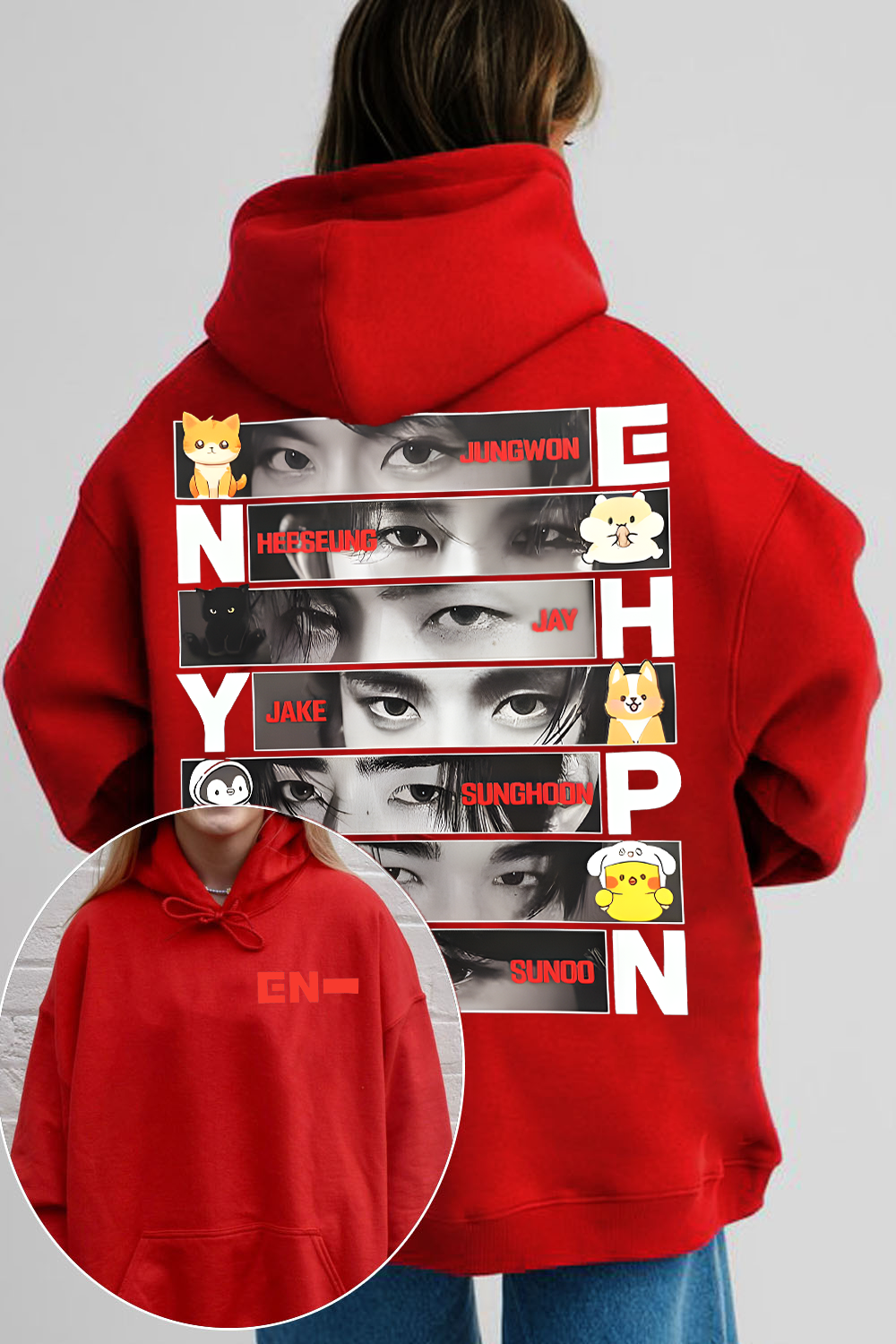 Enhypen 2-Side Fans Hoodie