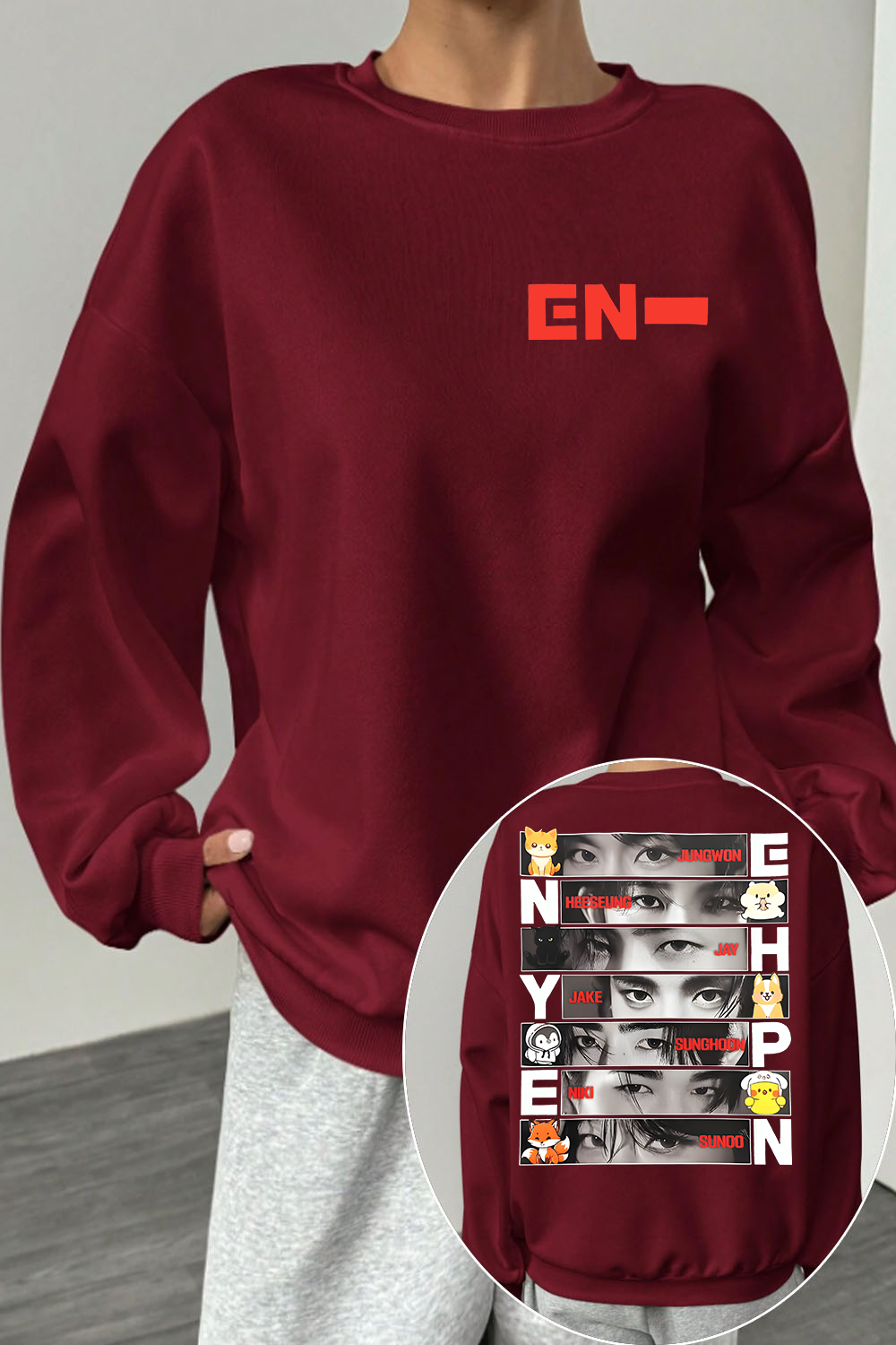Enhypen 2-Side Fans Sweatshirt