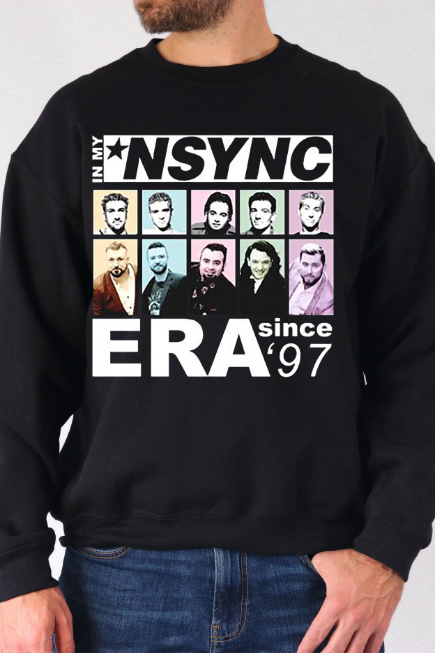 In My NSYNC Era Since 97 Vintage Nsync Men Sweatshirt