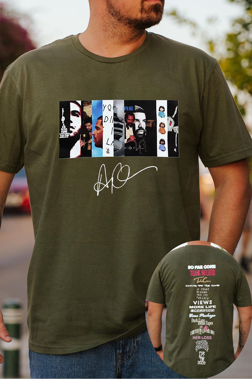 DRAKE crew neck t-shirt