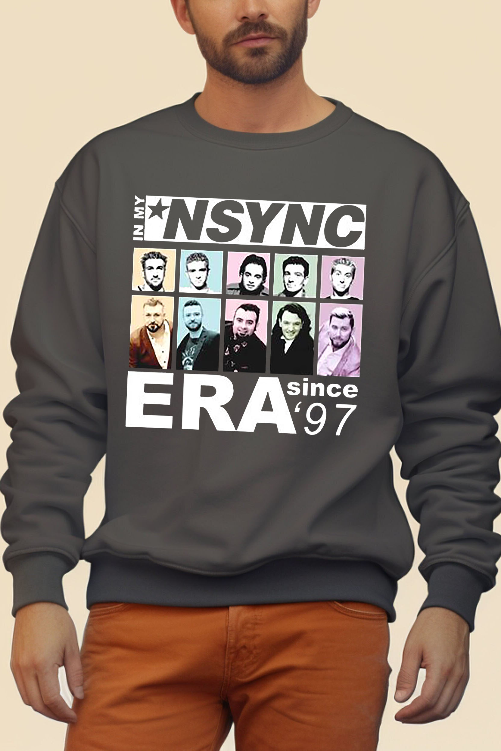 In My NSYNC Era Since 97 Vintage Nsync Men Sweatshirt