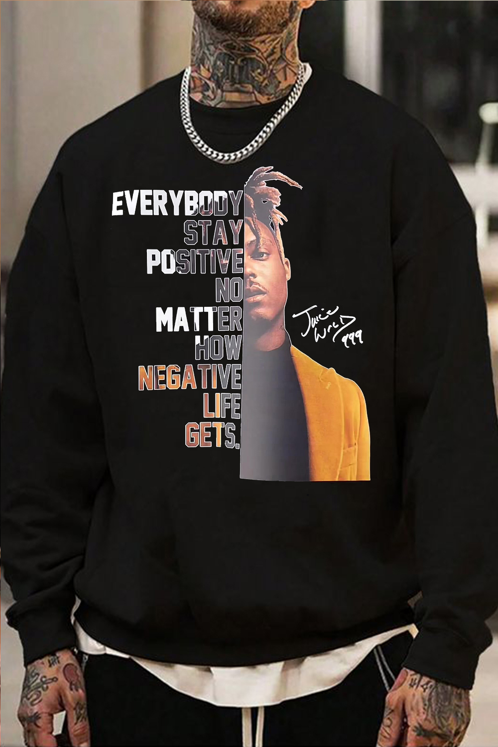 JUICE WOLD999 men sweatshirt