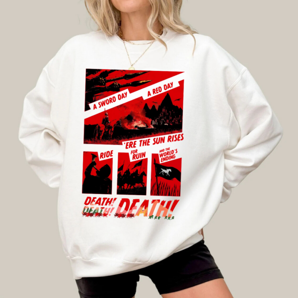 Lord of the Rings-Cycling Print Short Sleeve T-Shirt