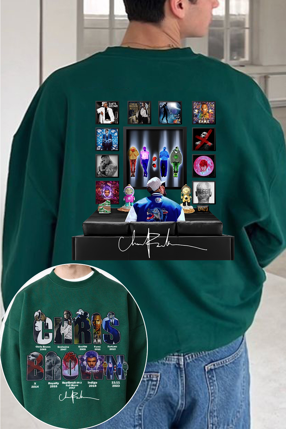 Chris Brown Concert Sweatshirt For Men