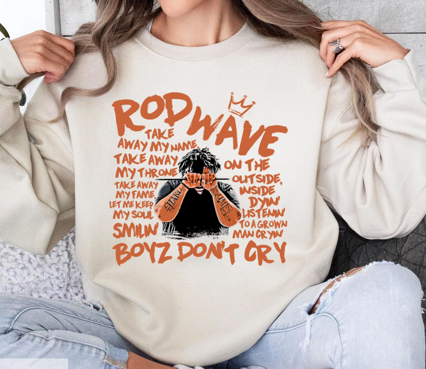 Rod Wave – Boyz Don’t Cry SweatShirt