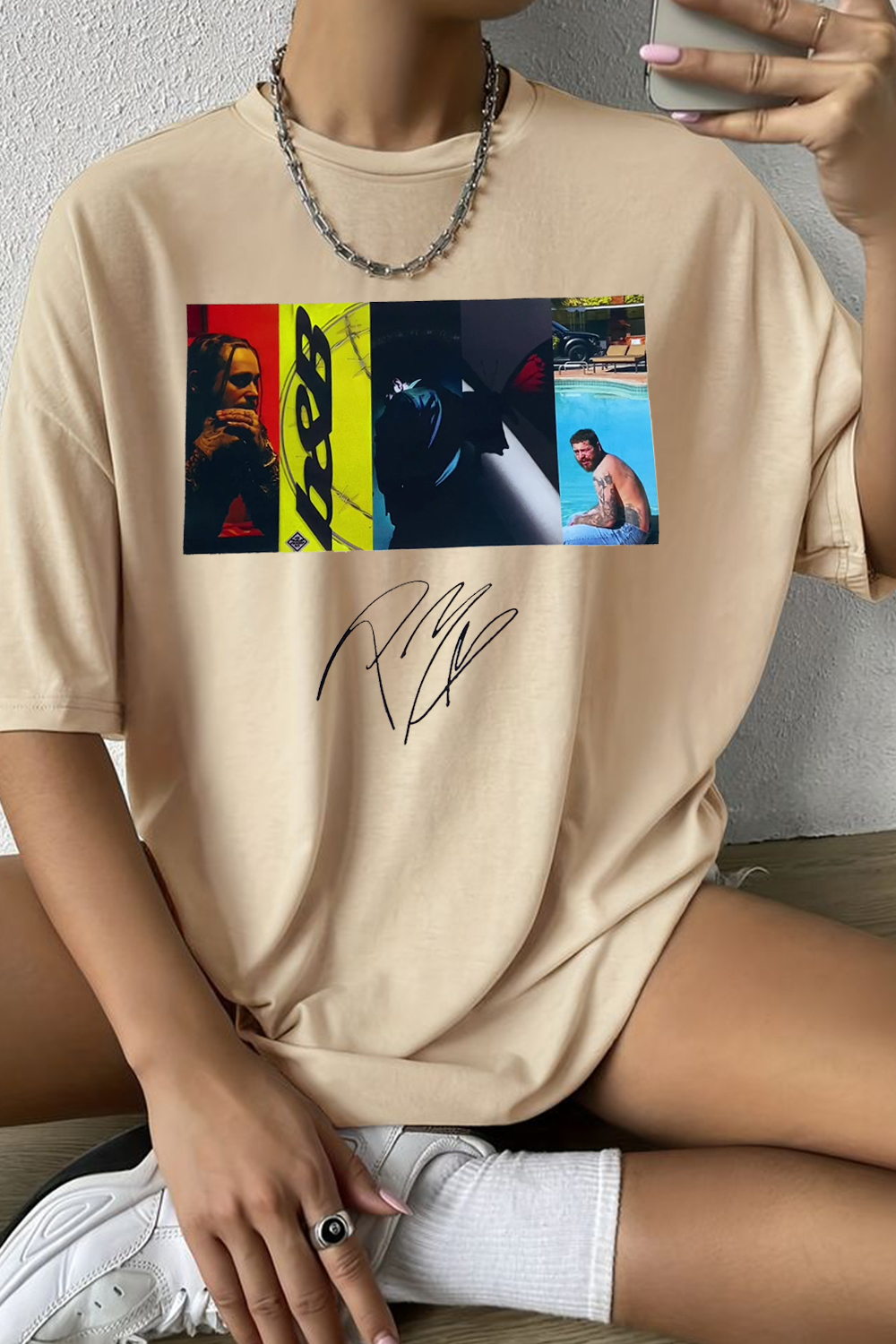 morganwallen printed women's round neck short sleeve t-shirt