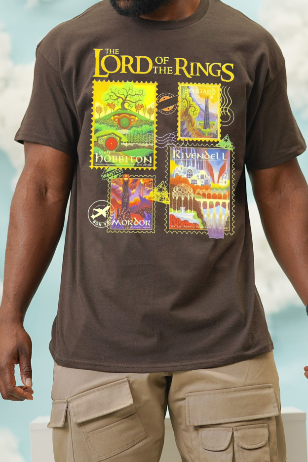 Lord of the Rings stamp T-shirt