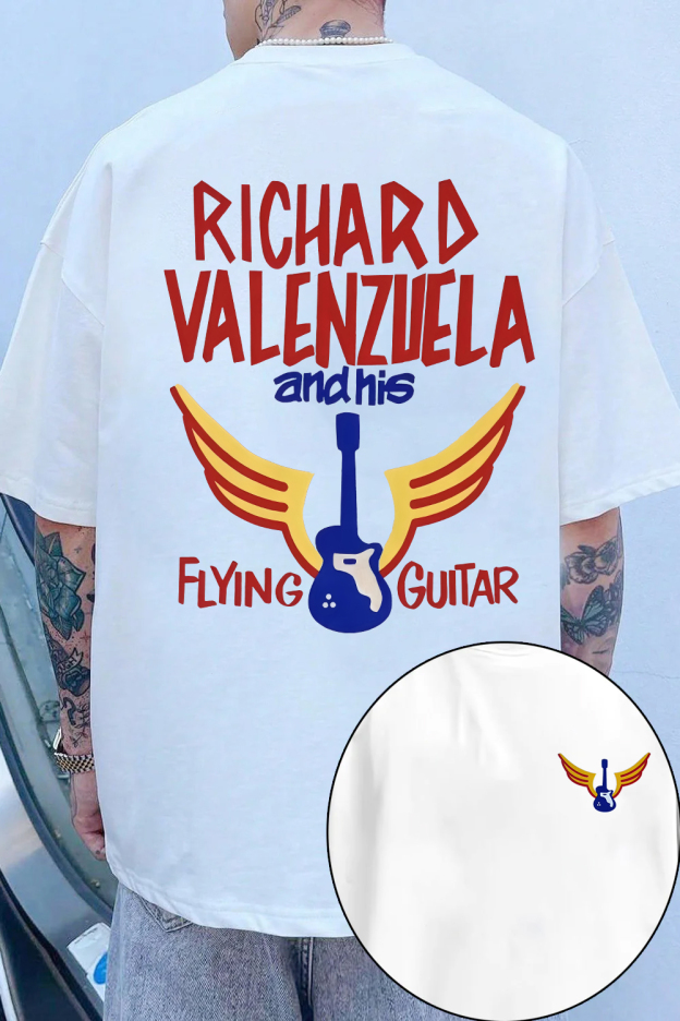 Flying Guitar La bamba Movie Bob Tee For Men