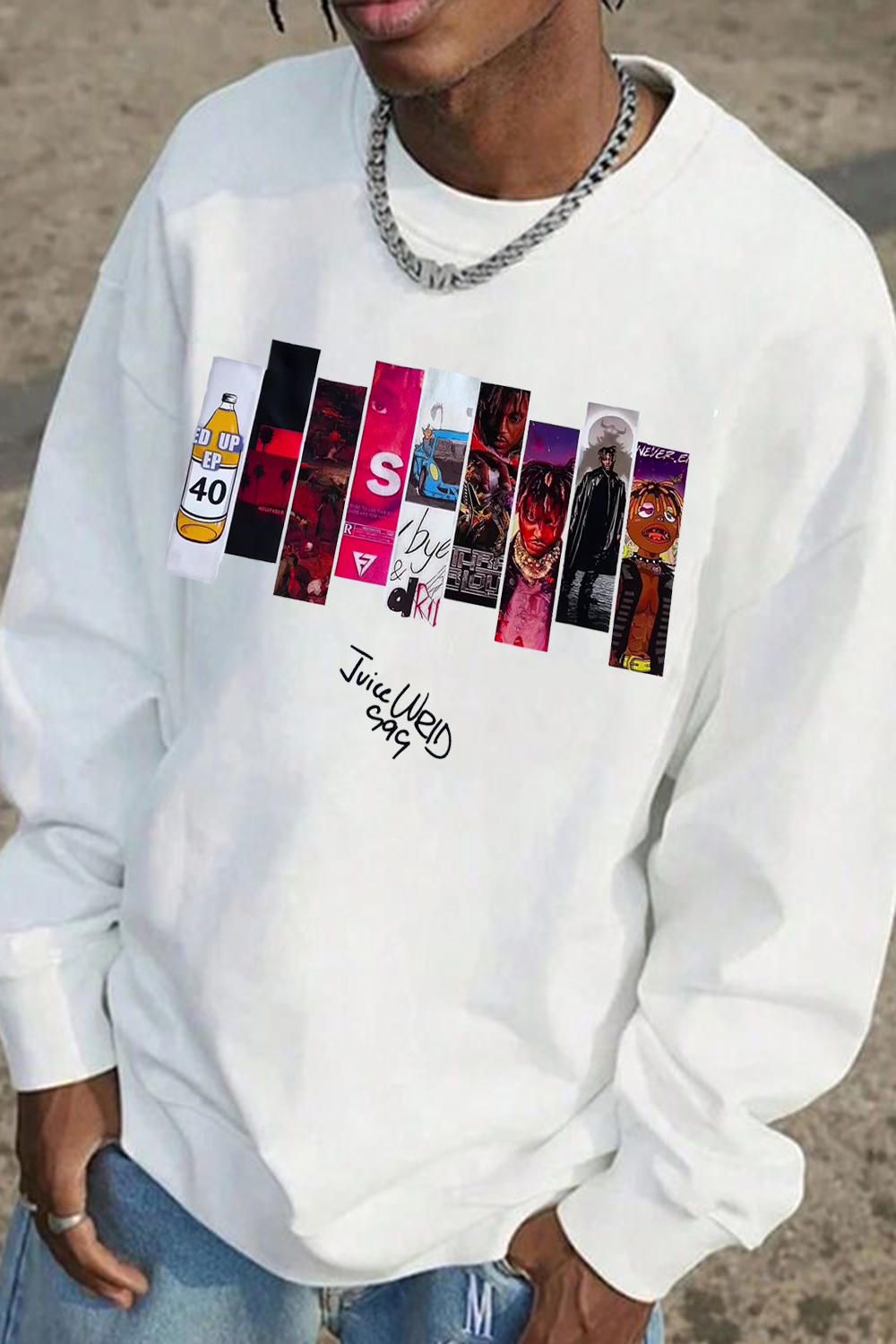 Juice WRLD999 crew neck sweatshirt