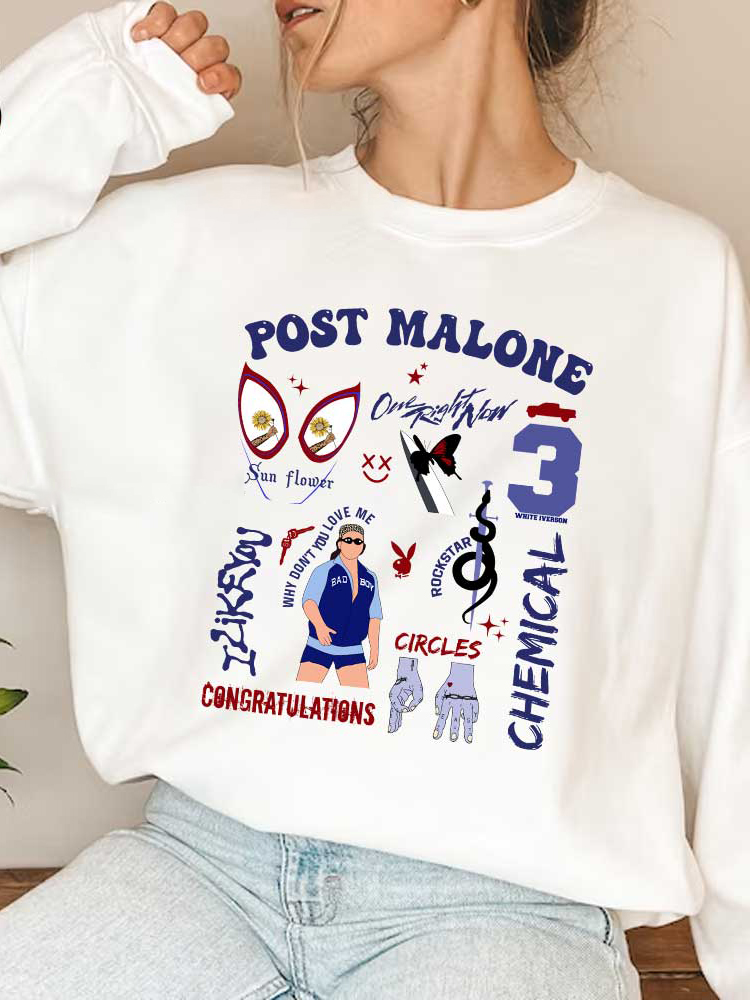 Post Malone Ranking Songs Sweatshirt