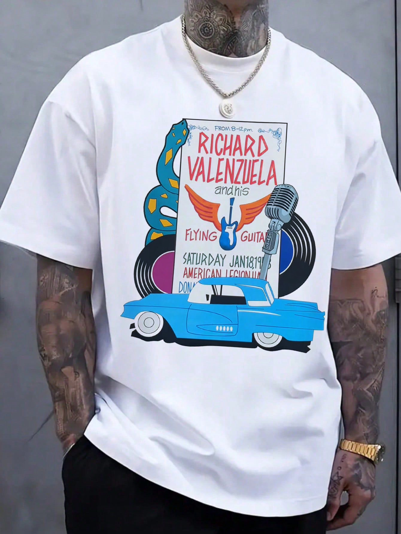 Ritchie Valens La bamba Movie Bob Tee For Men