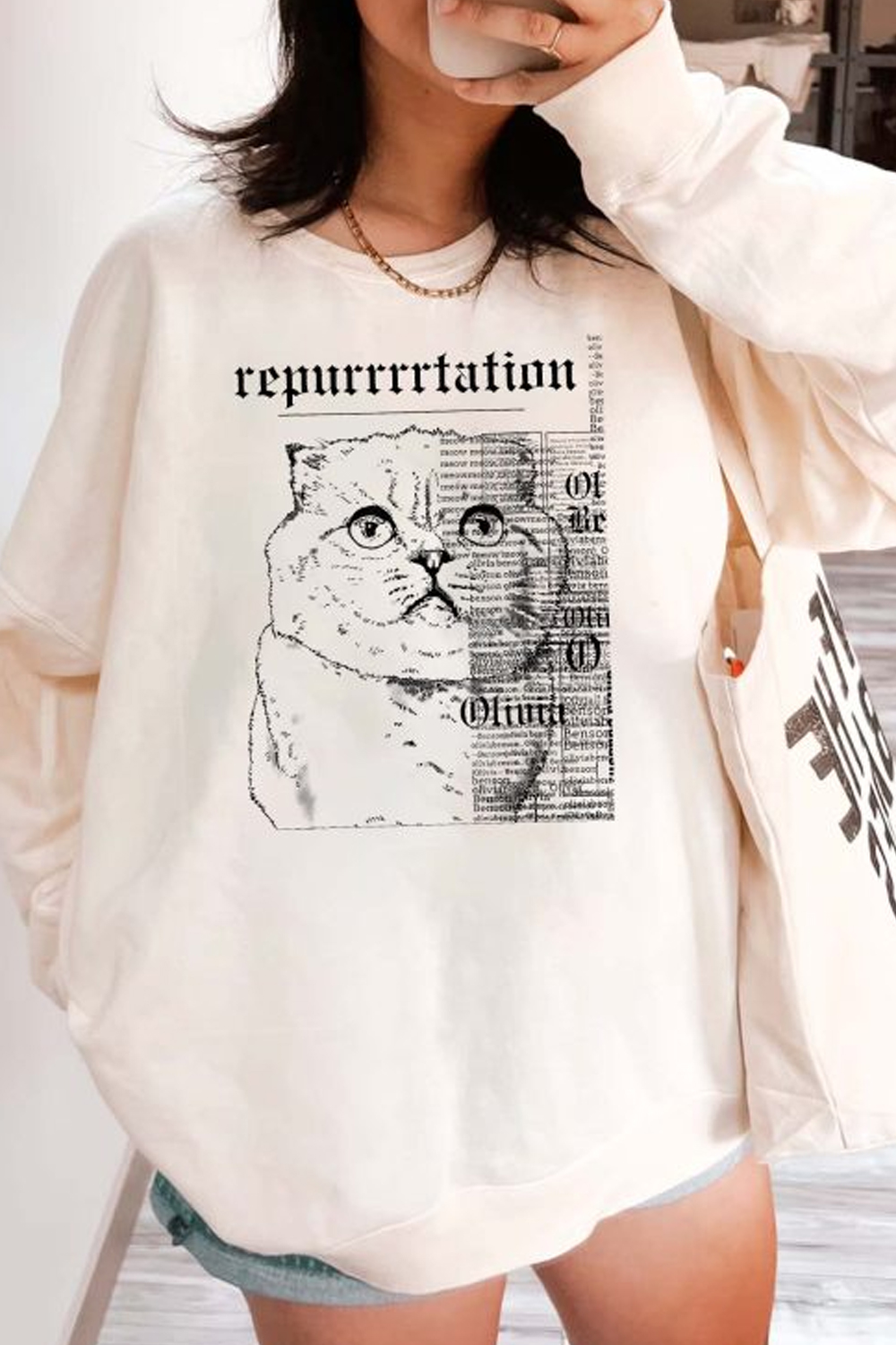 TS Meowww  Sweatshirt