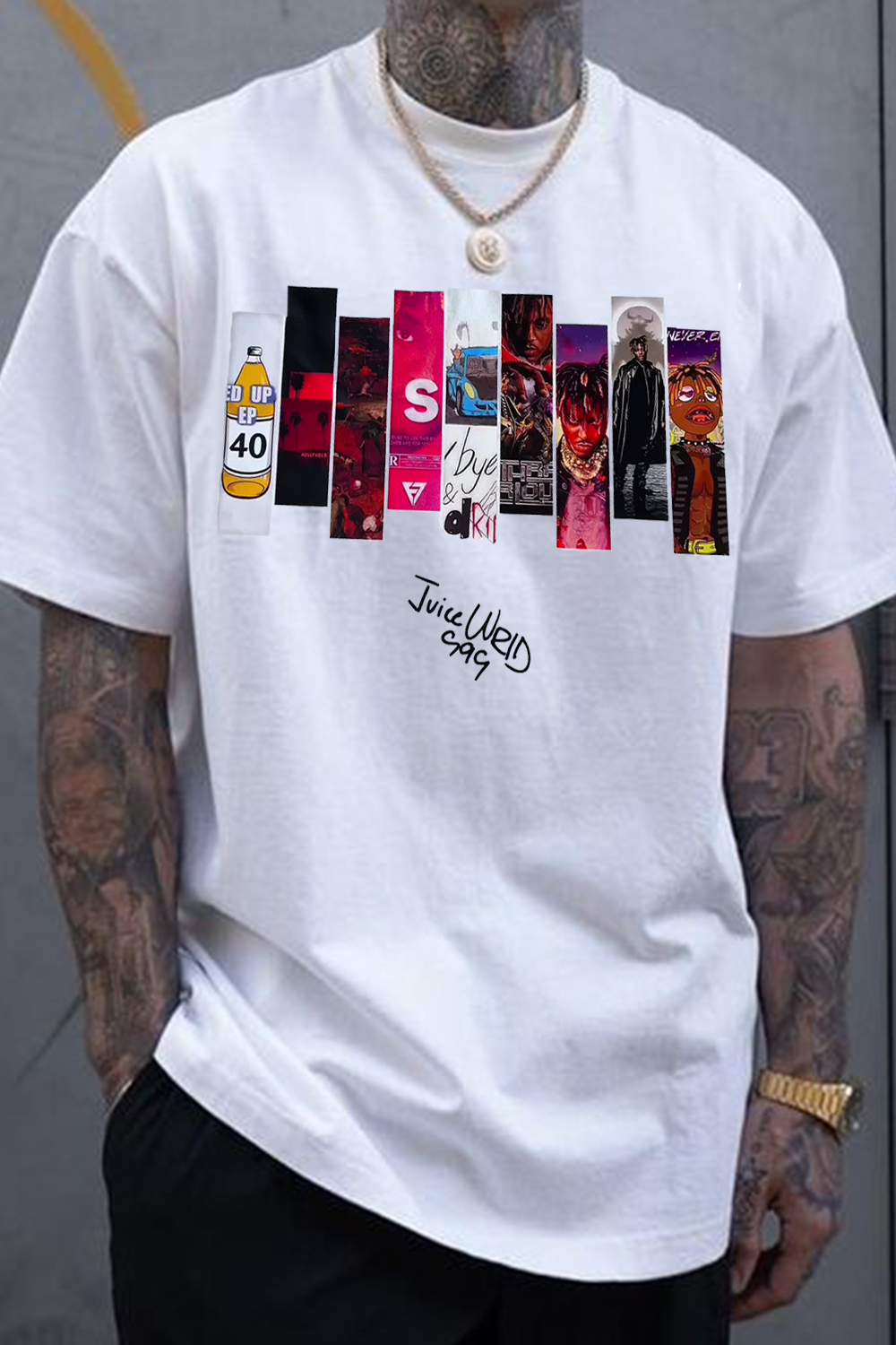 Juice WRLD999 round neck men's t-shirt