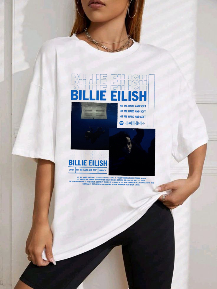 Billie Eilish personalized printed short-sleeved T-shirt