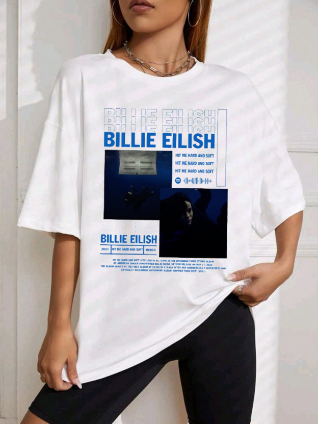 Billie Eilish personalized printed short-sleeved T-shirt