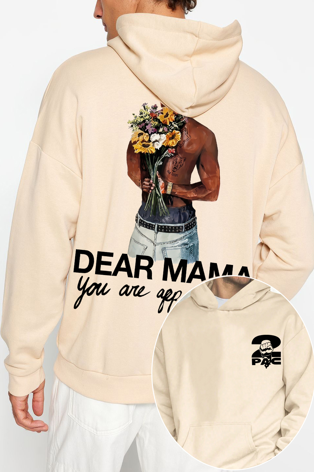 2pac Two-Sided Hoodie