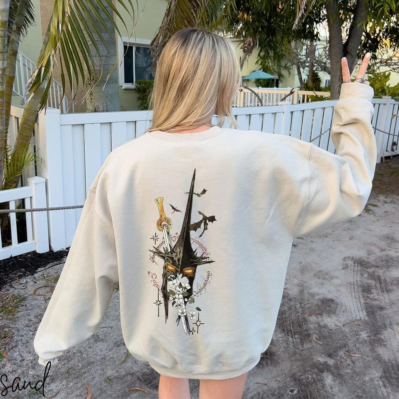 I Am No Man  LOTR 2 Sides Sweatshirt