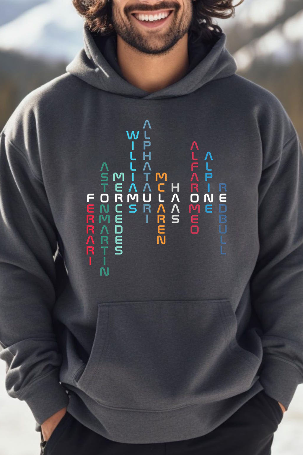 Racing All Team Men Hoodie
