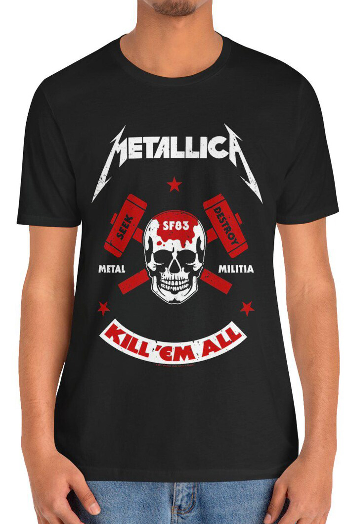 Metallic Kill Em All Vintage T-Shirt
