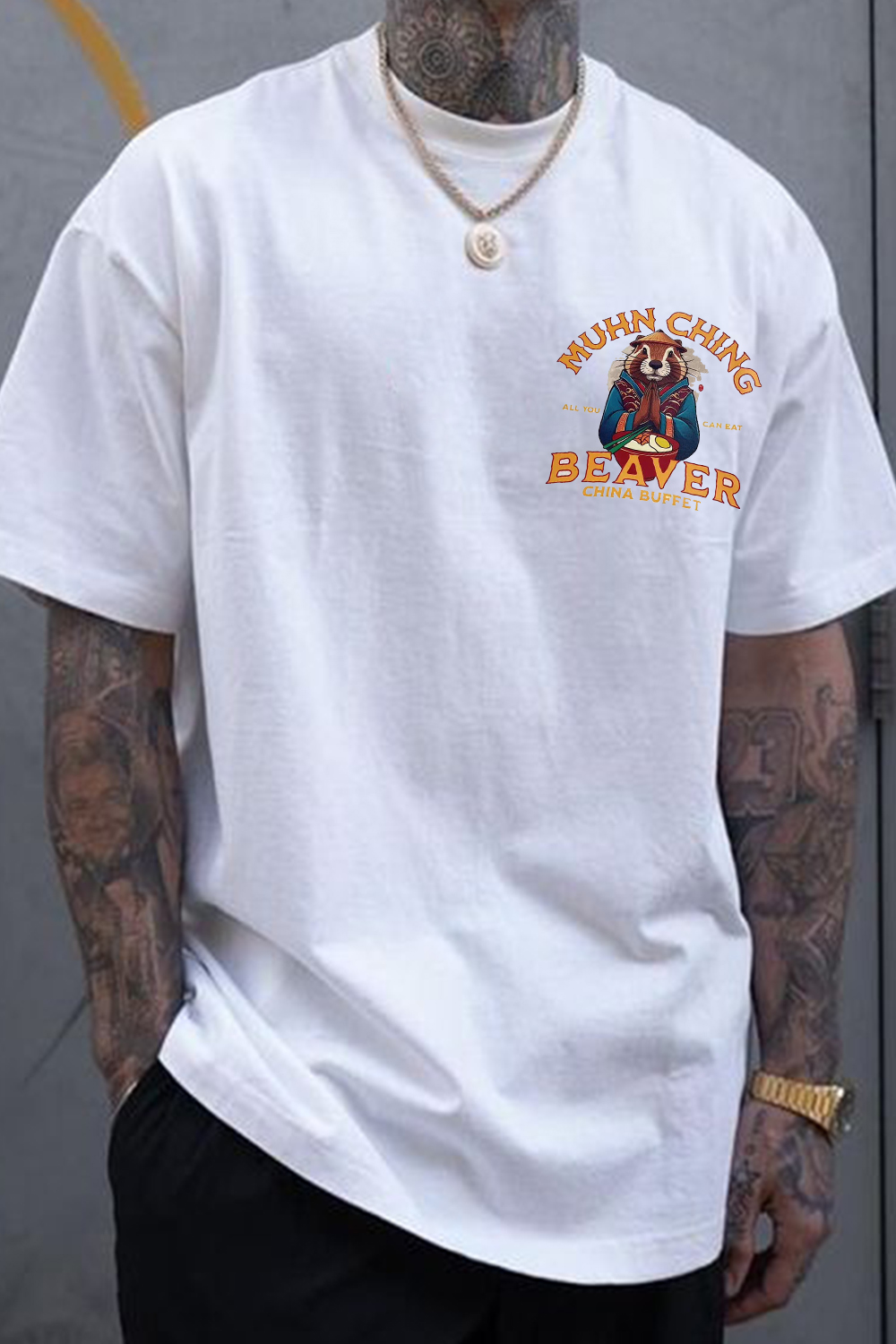 Japanese Culture Cartoon Men's Short-Sleeved T-Shirt