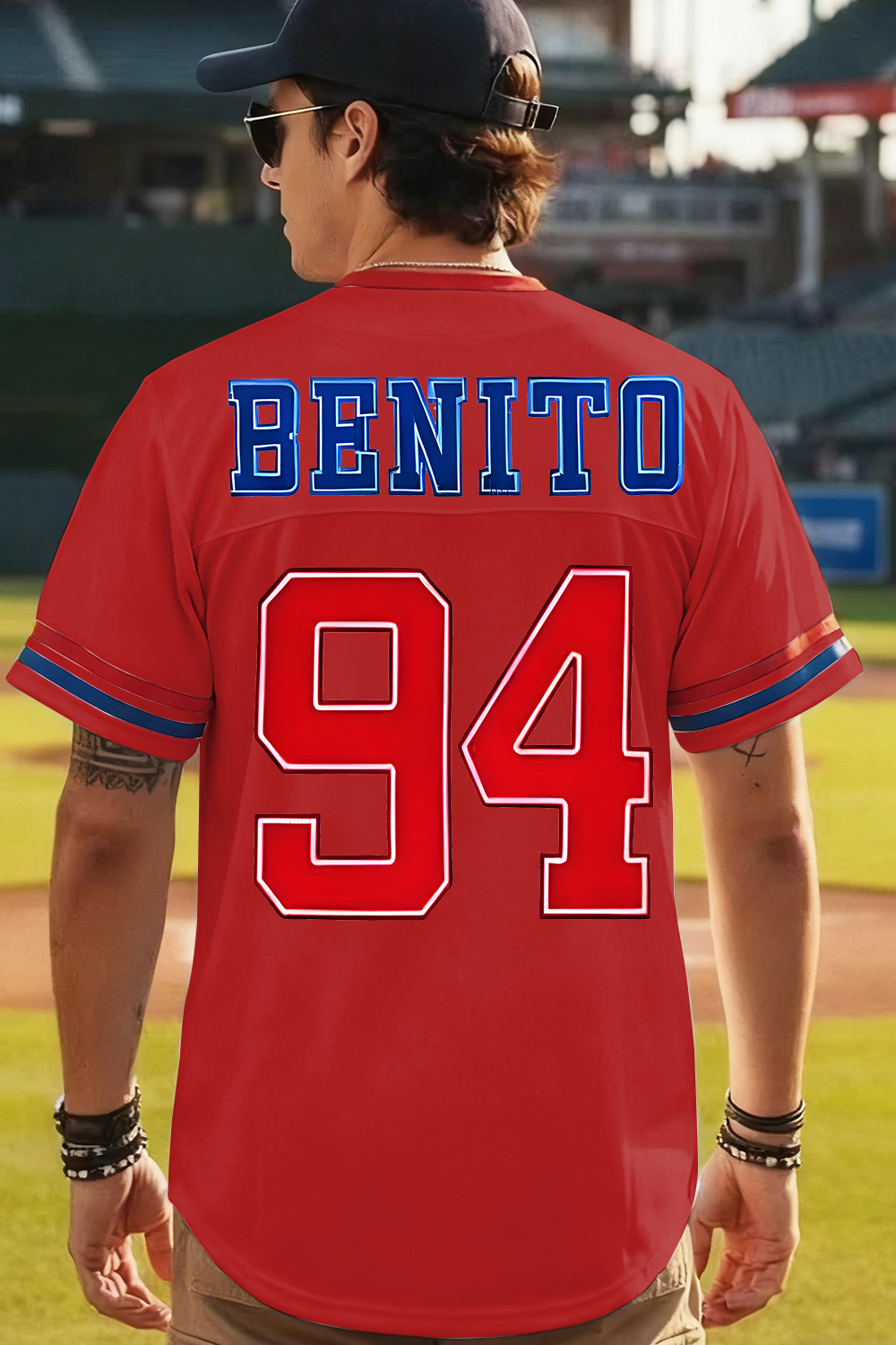 Bunny Ears Bad Bunny? Benito Football Jersey
