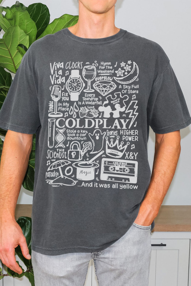 coldplay  shirt