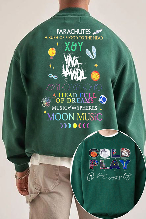 Coldplay shirt Both Side Sweatshirt
