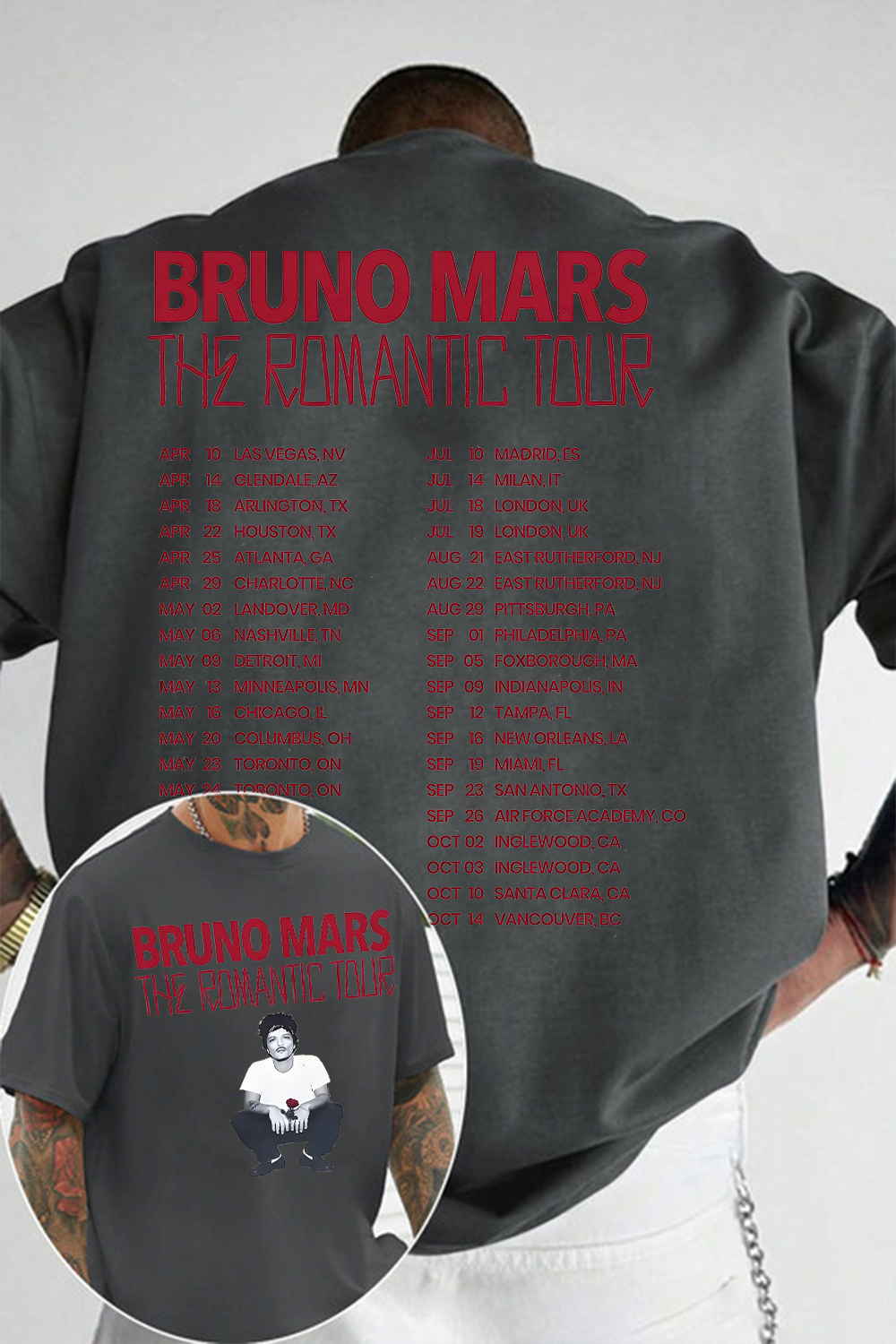 Bruno Mars Concert Tee