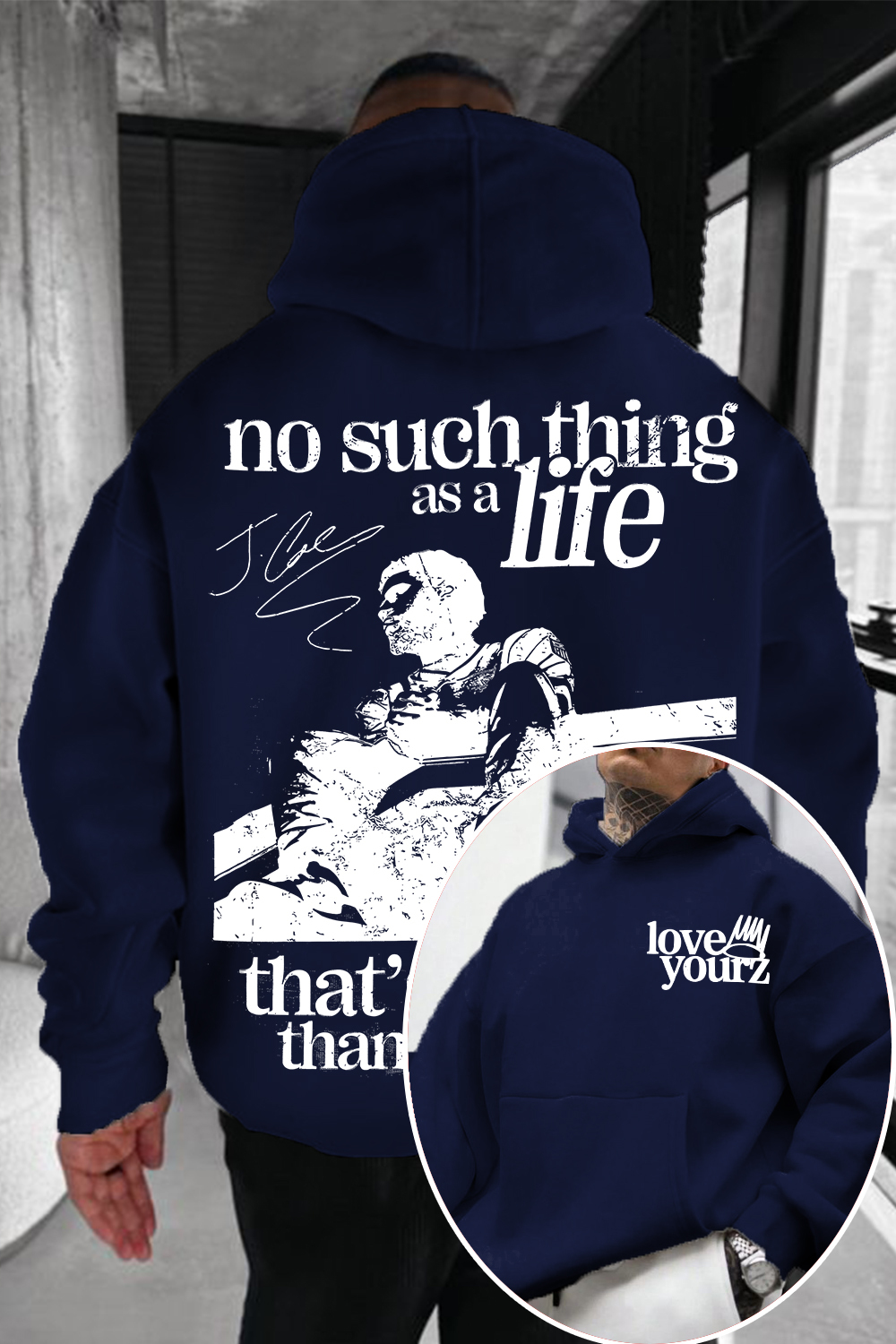 J Cole Hoodie 🔥 Love Yourz Hoodie – No Such Thing As A Life That's Better Than Yourz Vintage Hip Hop Hoodie