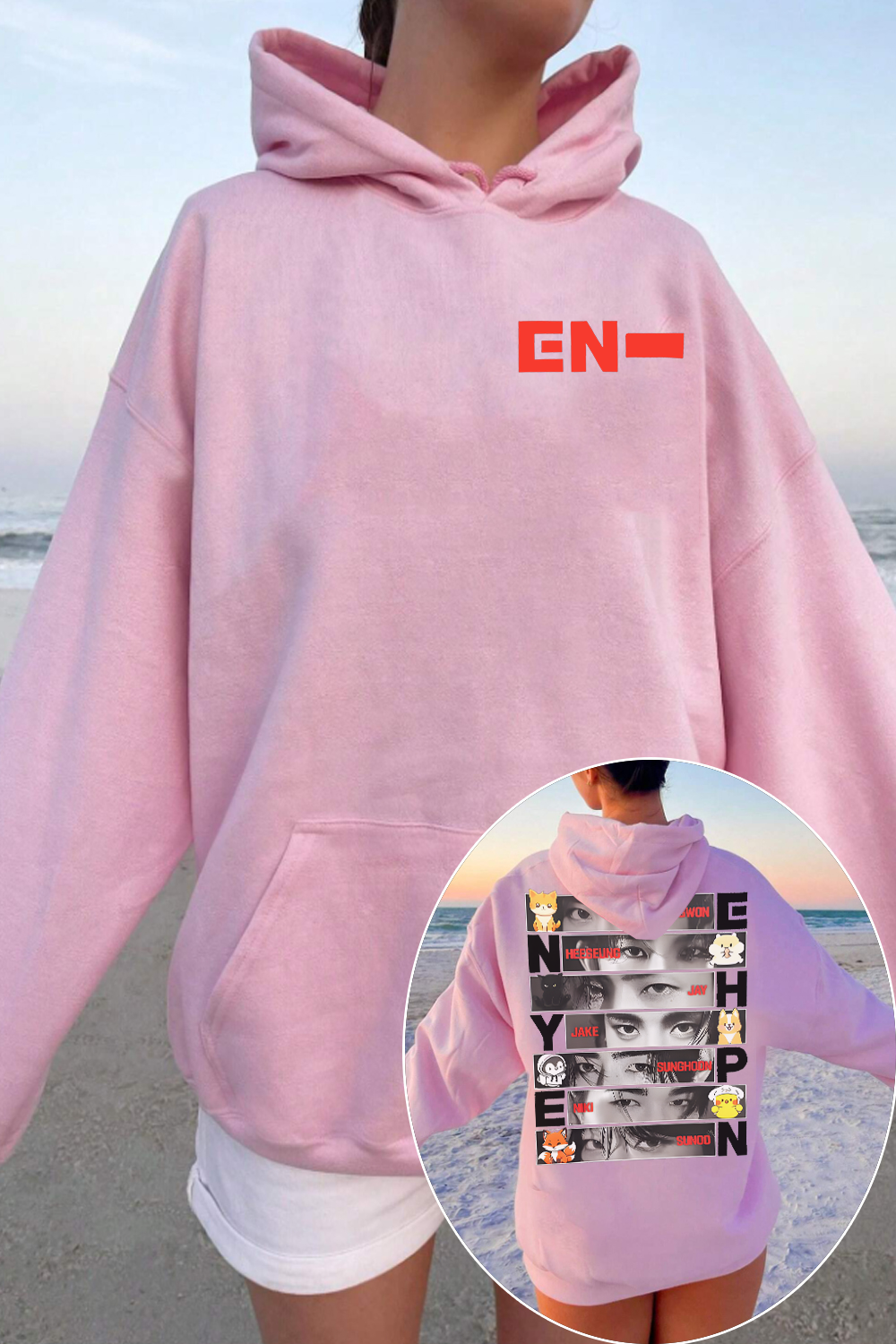 Enhypen 2-Side Fans Hoodie