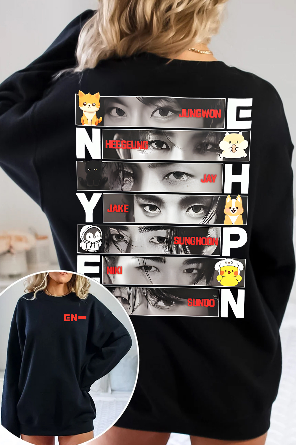 Enhypen 2-Side Fans Sweatshirt