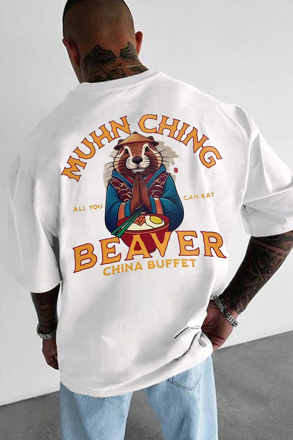 Japanese Culture Cartoon Men's Short-Sleeved T-Shirt