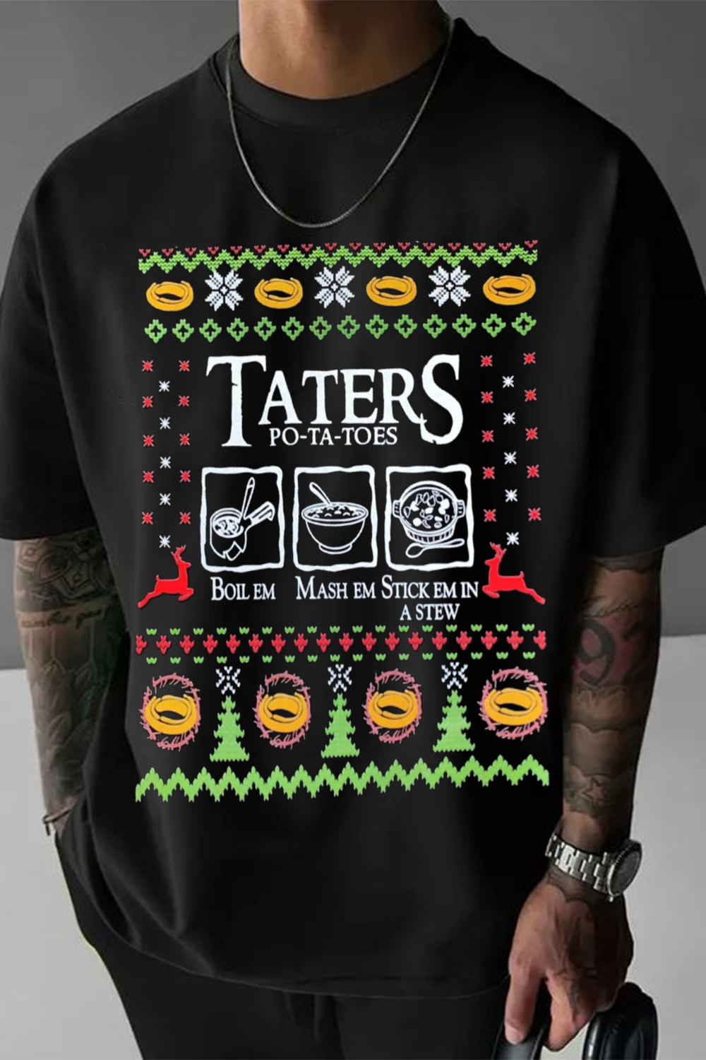 Lord of the Rings men's short-sleeved T-shirt