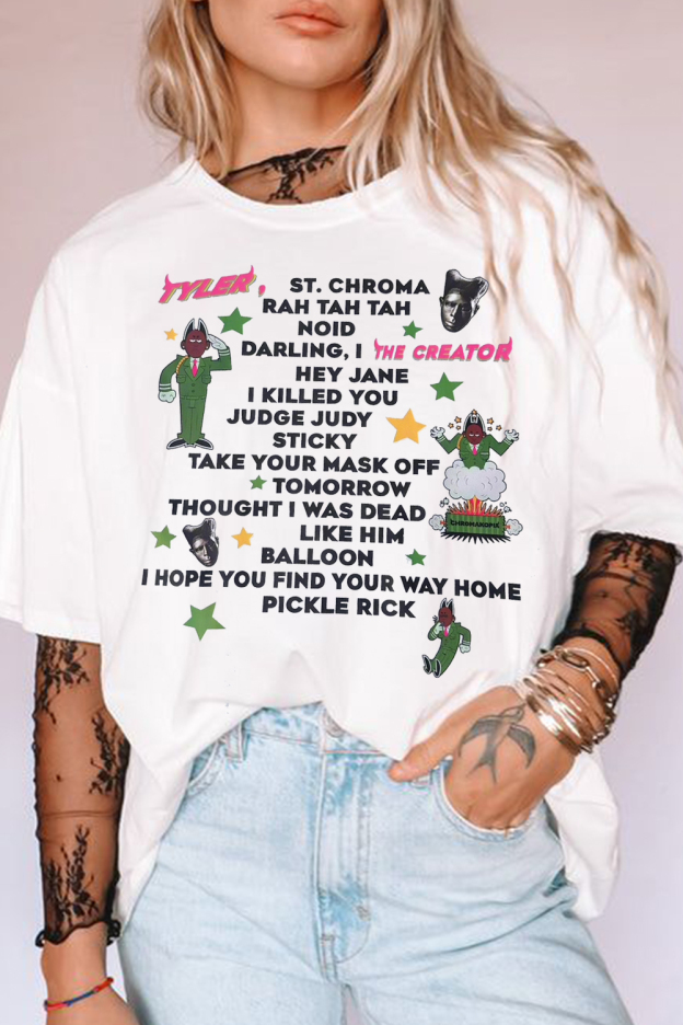 tylerthecreator round neck ladies t-shirt