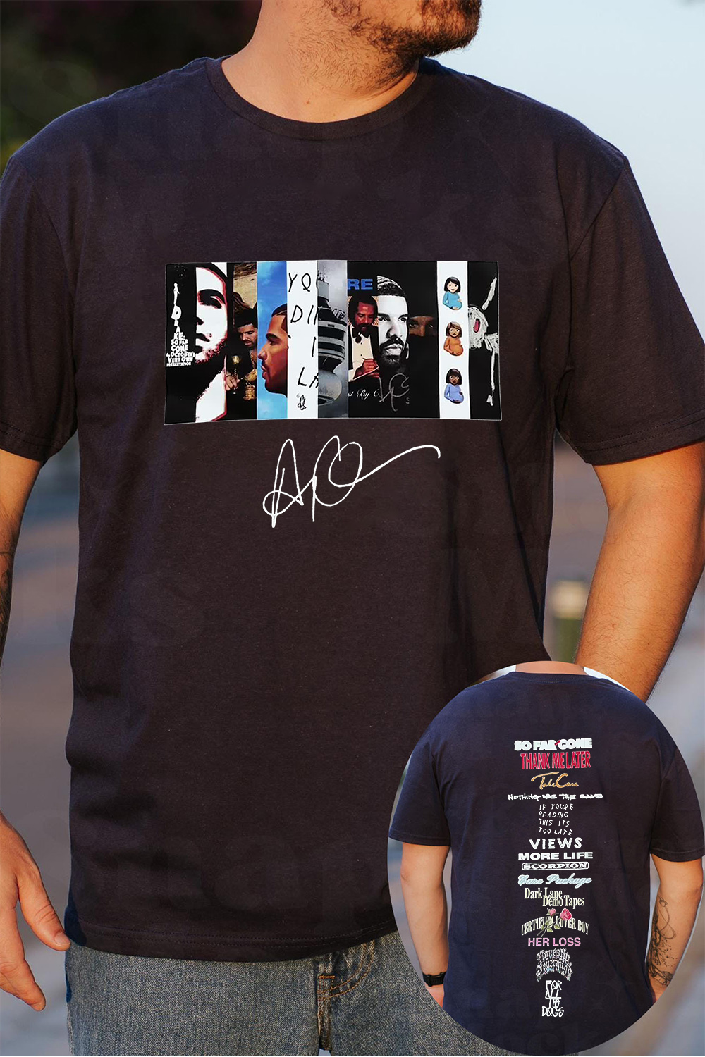 DRAKE crew neck t-shirt