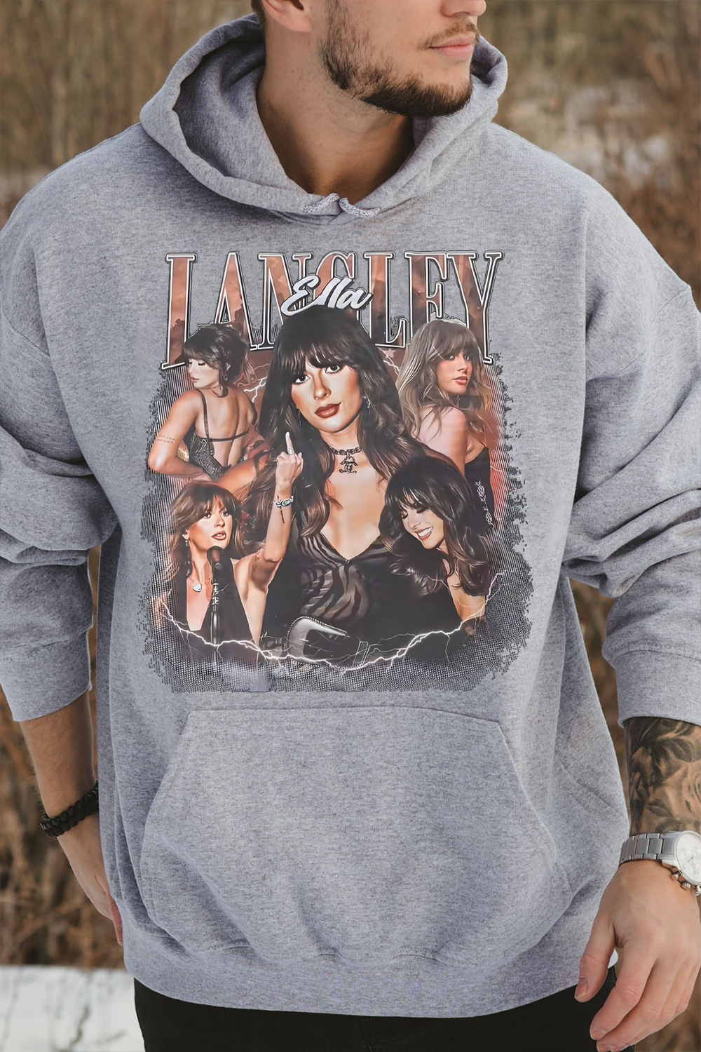 Ella Langley Printed Hoodie