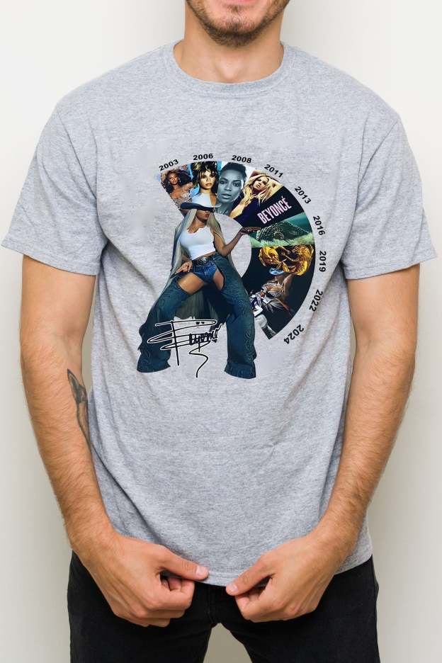 Beyoncé Carter Cowboy Tour Album Tee For Men