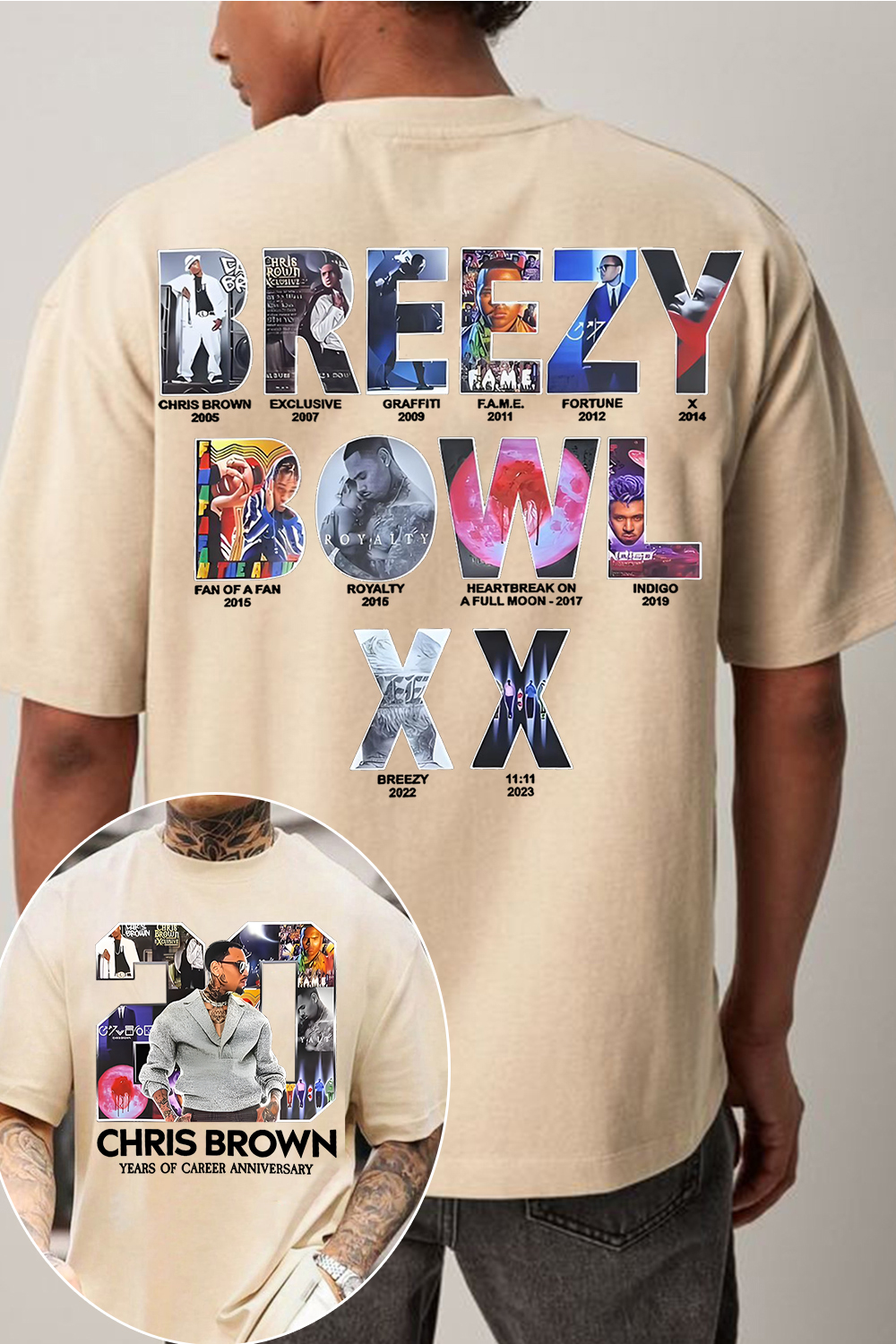 cb 2-side printed Tee