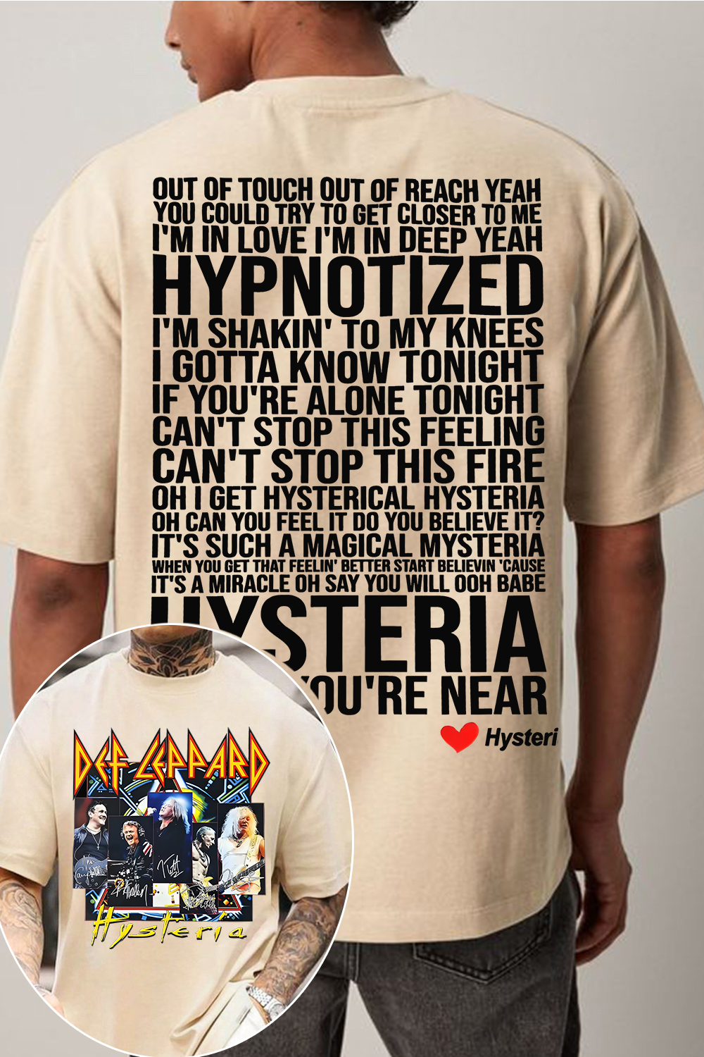 Defleppard rockband shirt