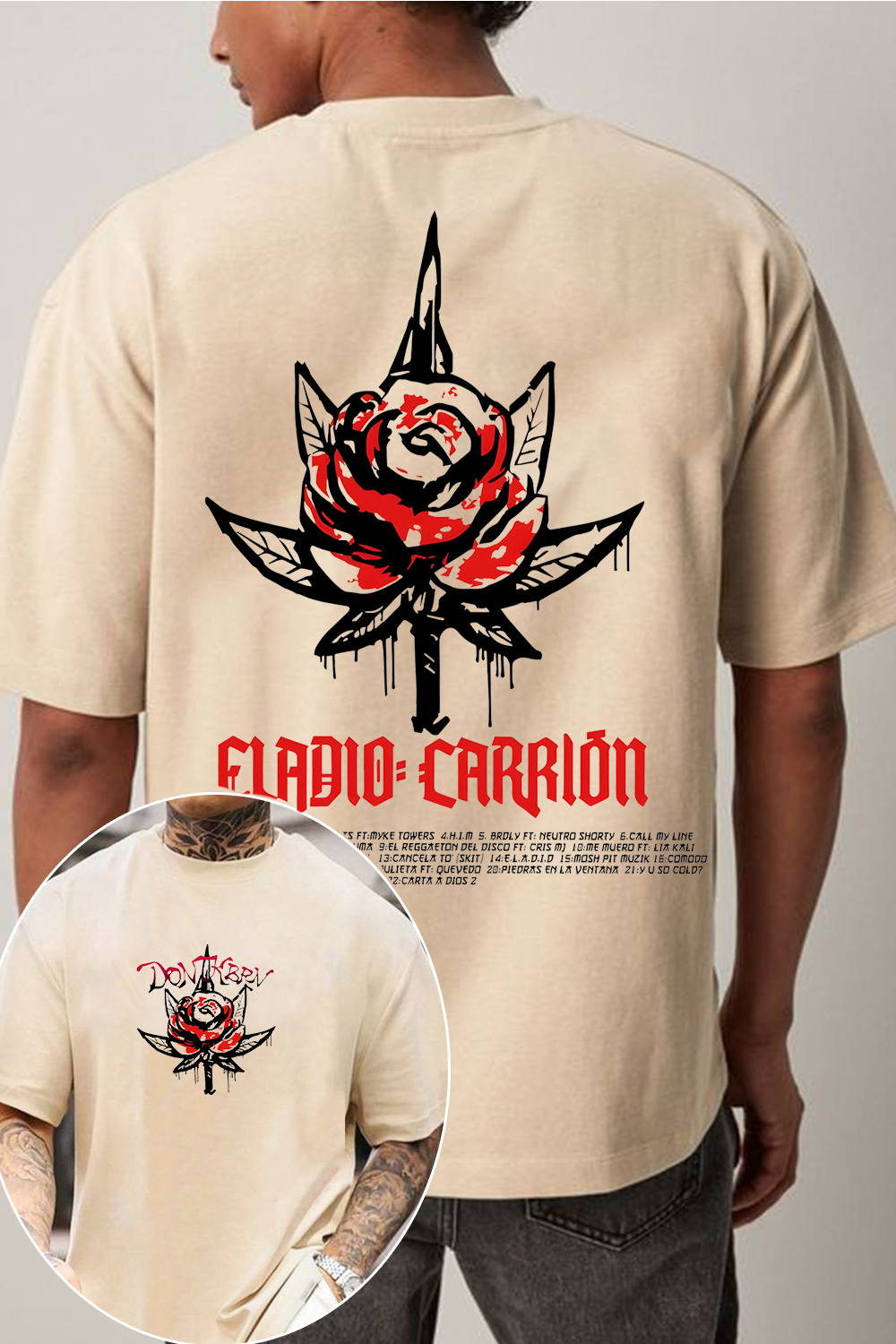 DON KBRN Shirt, Eladio Carrión MEN T-Shirt 