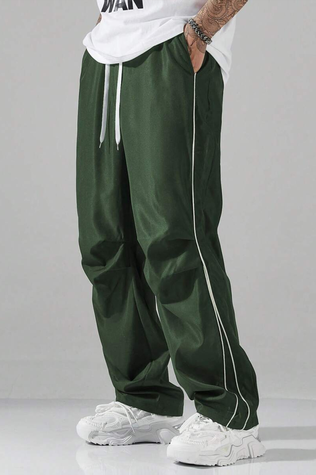 High Street Retro Functional Men's Sports Casual Pants