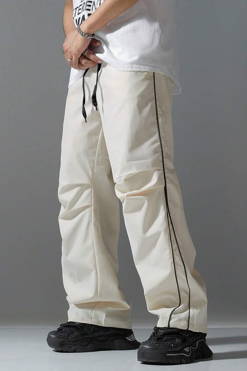 High Street Retro Functional Men's Sports Casual Pants
