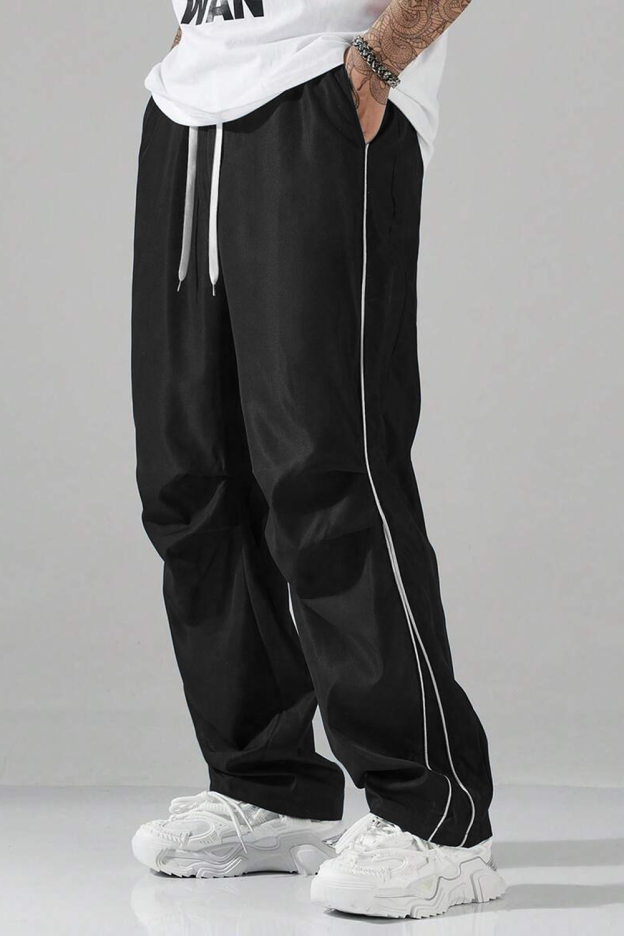 High Street Retro Functional Men's Sports Casual Pants