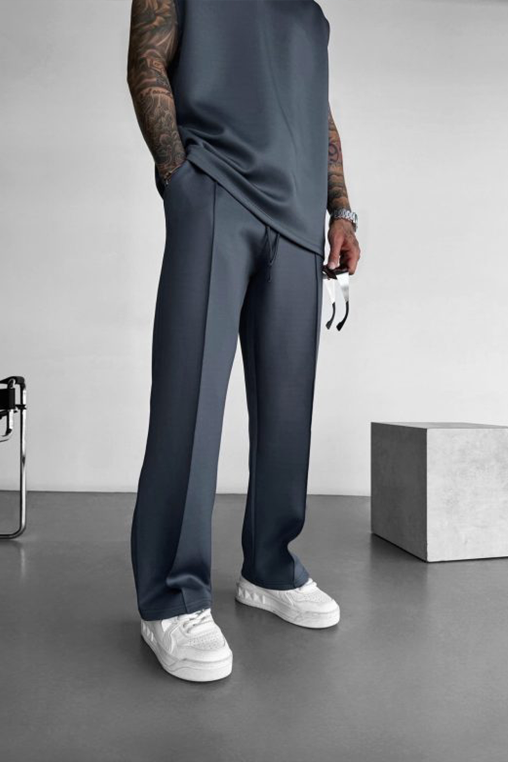 Four Seasons Loose Straight Sports Casual Pants