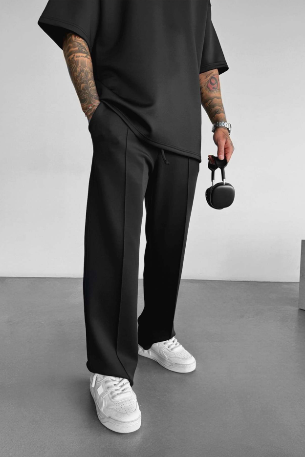 Four Seasons Loose Straight Sports Casual Pants