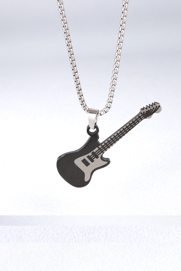 Punk Rock Pick Guitar Necklace
