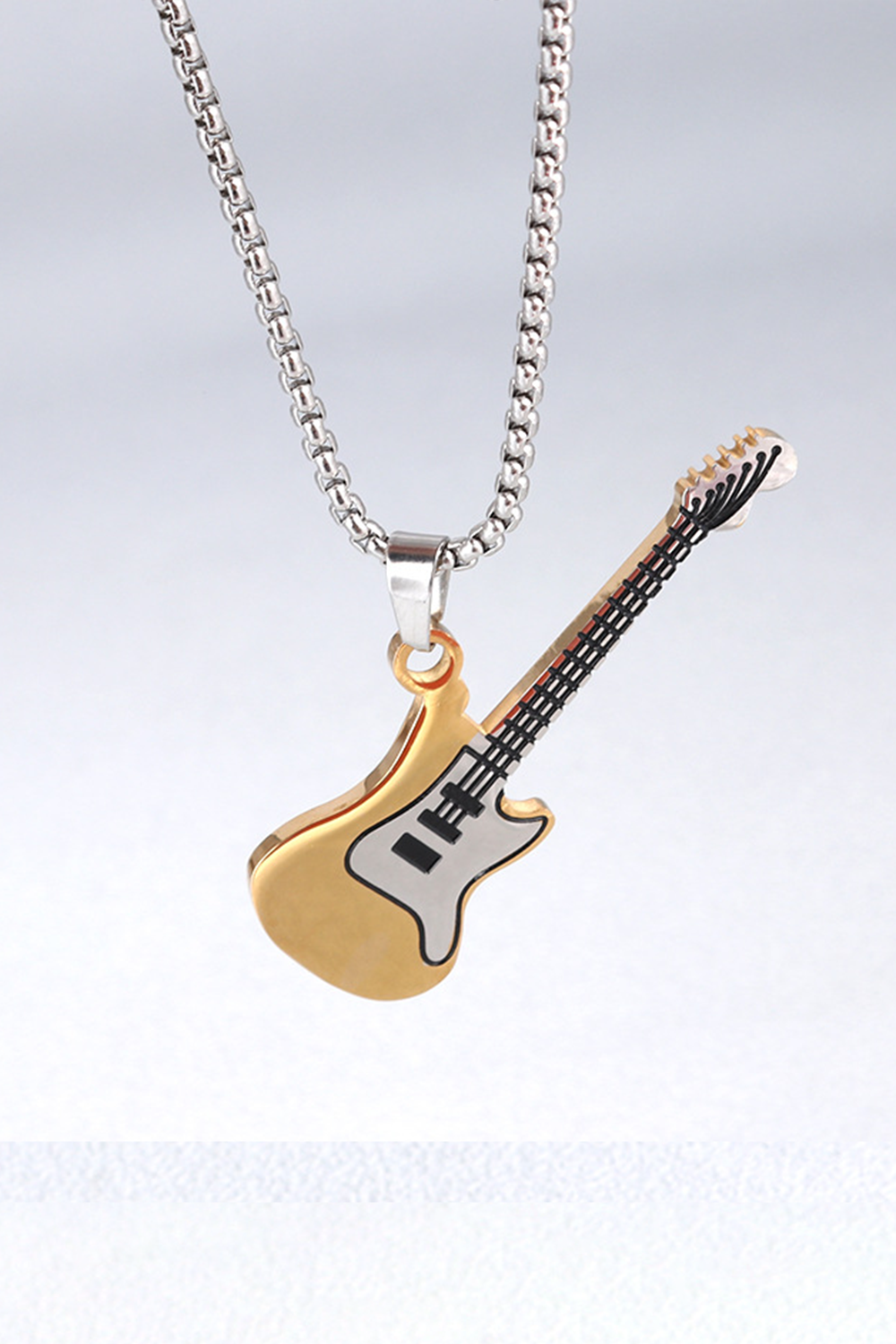 Punk Rock Pick Guitar Necklace