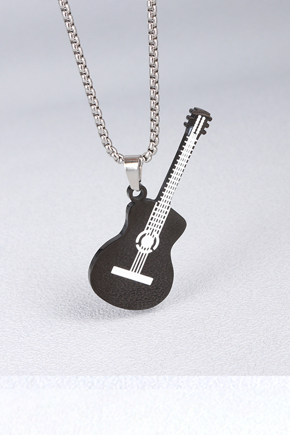 Punk Rock Pick Guitar Necklace
