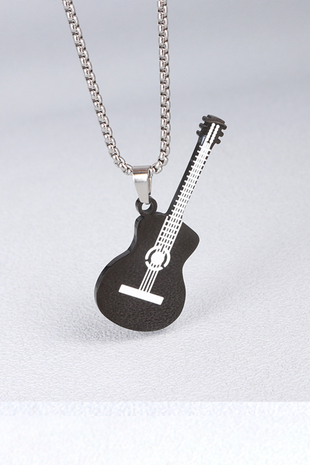 Punk Rock Pick Guitar Necklace